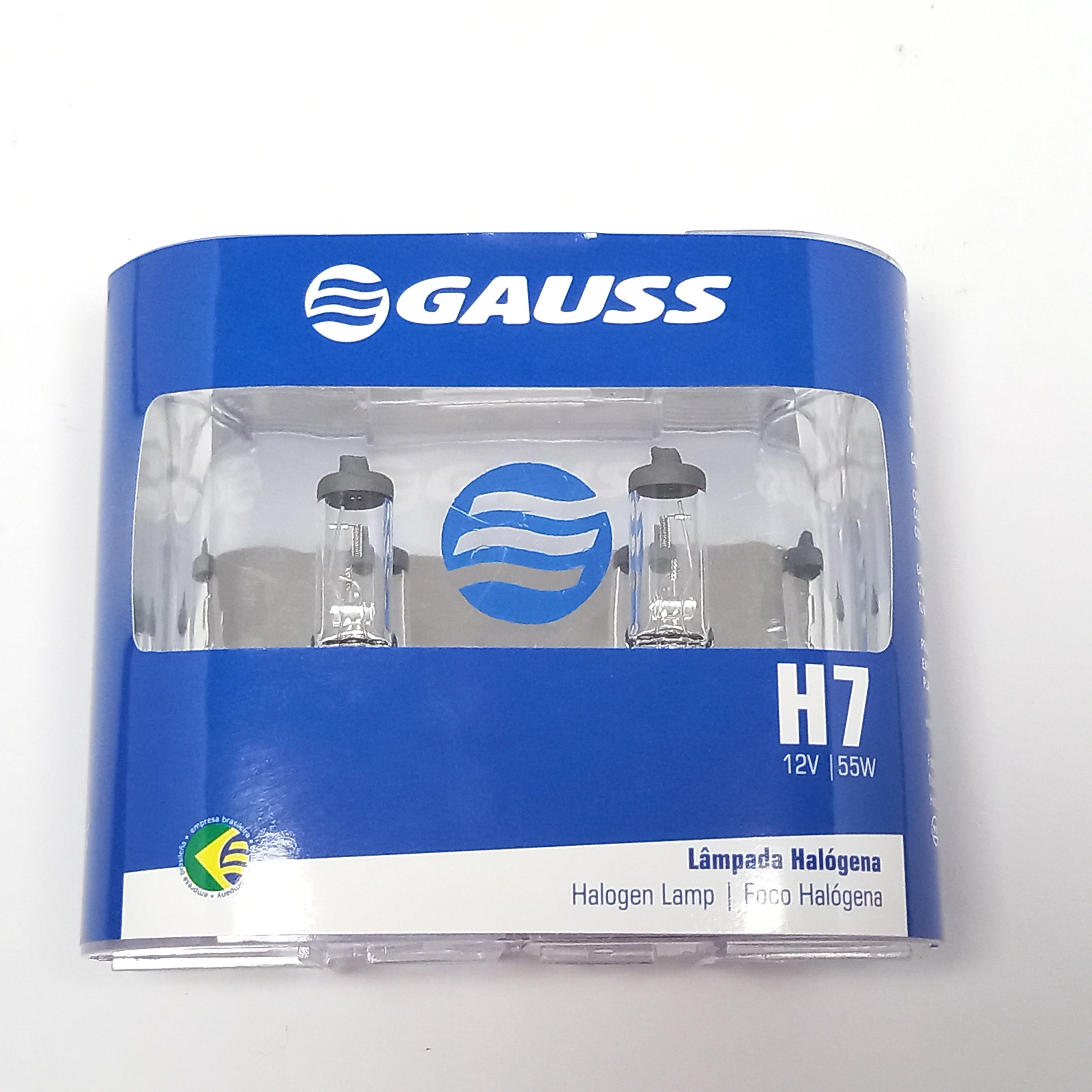 LÂMPADA H7 12V FAROL ALTO/BAIXO - 3200K 55 WATTS - INCOLOR