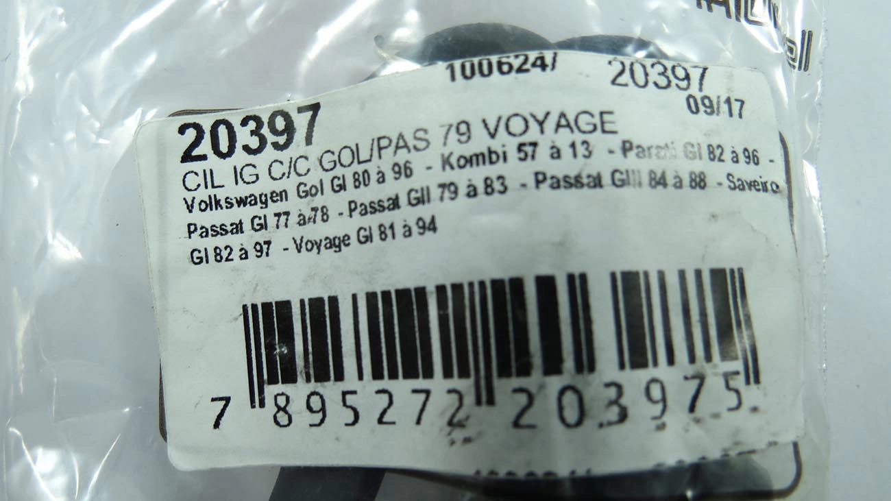 CILINDRO IGNICAO VW PASSAT 79/ - GOL/VOYAGE/PARATI/SAVEIRO 80/88 - PINO LONGO