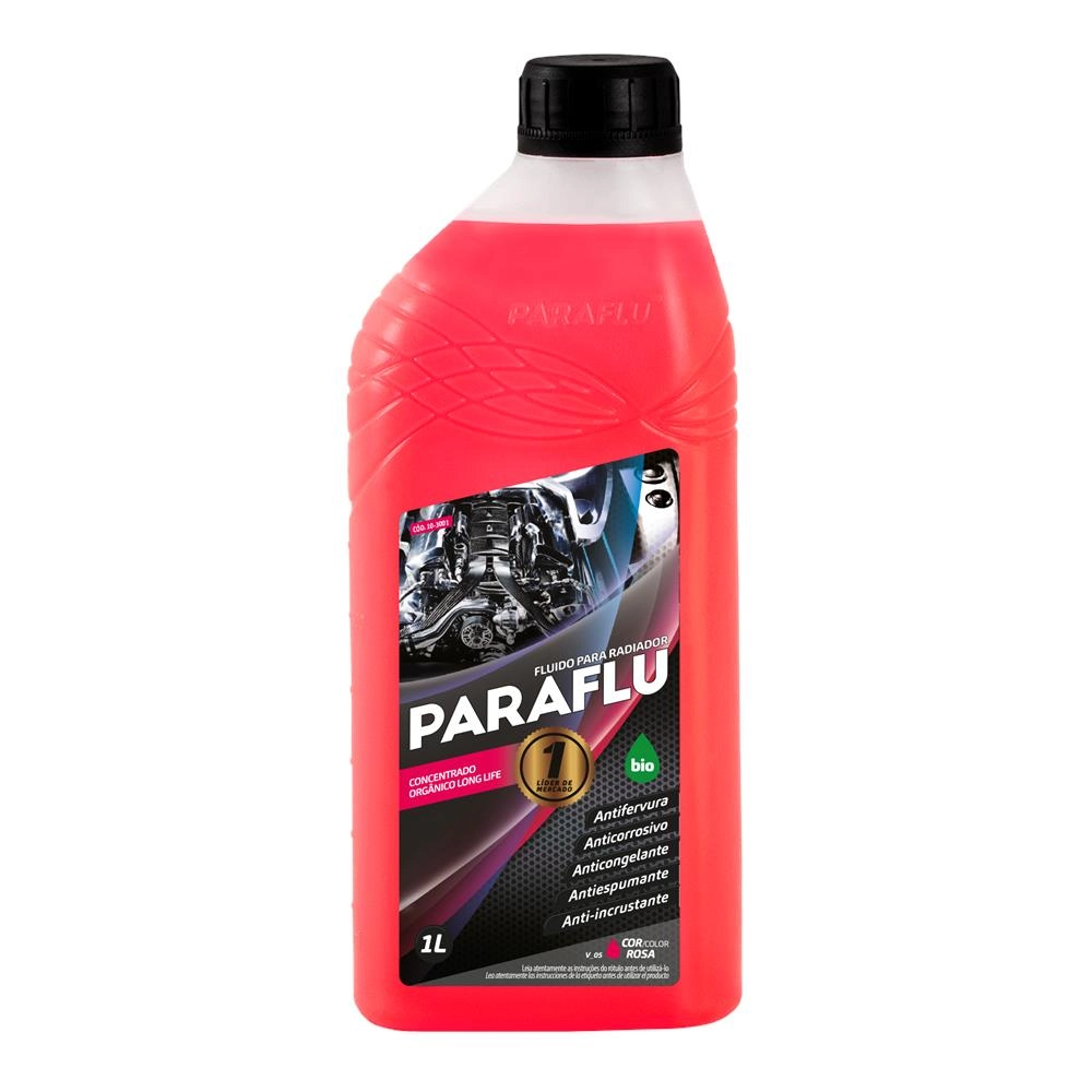 ADITIVO RADIADOR ORGÂNICO 1 LITRO PARAFLU ROSA 12 P/RADIADOR ORGANICO P/4 ANOS OU 60.000 KMS CAIXA COM 12PÇS