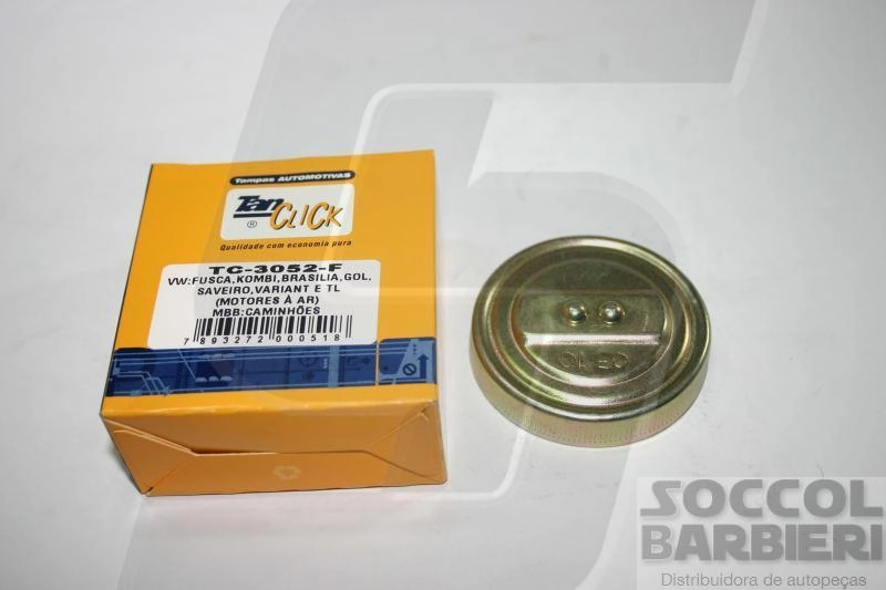 TAMPA ÓLEO MOTOR OLEO VW FUSCA/BRASILIA/KOMBI/GOL C/MOTOR A AR MB CAMINHOES