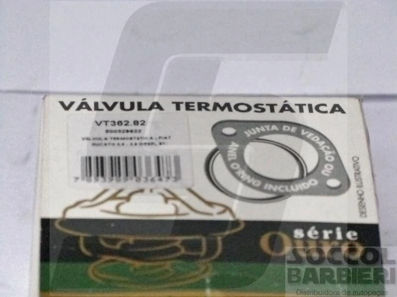 VALVULA TERMOSTATICA FIAT DUCATO 2.5/2.8 97/ - SERIE OURO