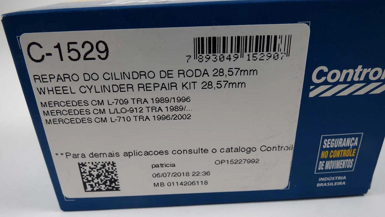 REPARO CILINDRO RODA 28.57MM MB 709/912 1-1/8 TRASEIRO