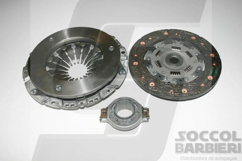 KIT EMBREAGEM VW FUSCA 1500/1600 BRASILIA/VARIANT/KOMBI 04.73/ - GOL 1600 A AR - 200MM