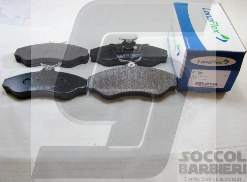 PASTILHA FREIO RODA DIANTEIRA GM S-10/BLAZER 4X2 95/2011 4X4 09.2005/211 TOYOTA BANDEIRANTE 96/2001