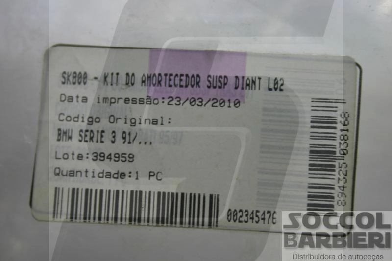 KIT AMORTECEDOR BMW SERIE 3 91/