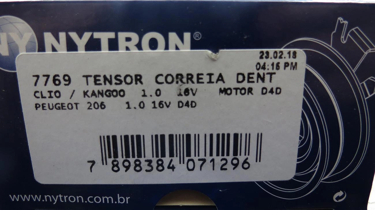 TENSOR CORREIA COMANDO RENAULT CLIO/TWINGO/KANGOO 1.0 16V