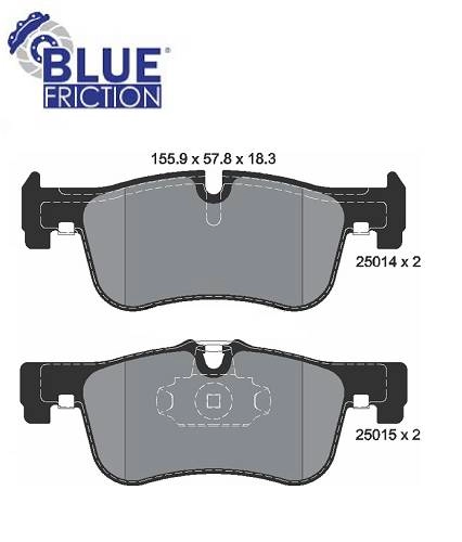 PASTILHA DE FREIO DIANTEIRA BMW 116 2011/