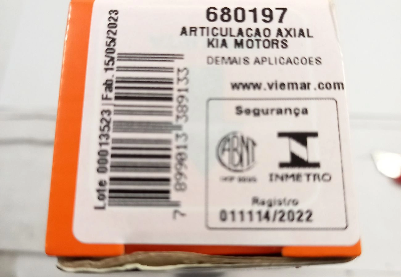 ARTICULACÃO/BARRA AXIAL DIREÇÃO KIA BONGO K-2500/2700 99/12 - M14X1,5