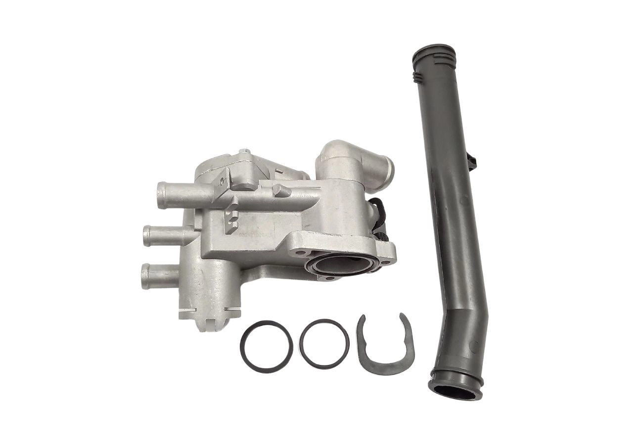 KIT CARCAÇA ALUMÍNIO COM VÁLVULA/PLUG/TUBO VW FOX 03/08 GOL/PARATI/SAVEIRO 02/ KOMBI 06/ - GOLF 99