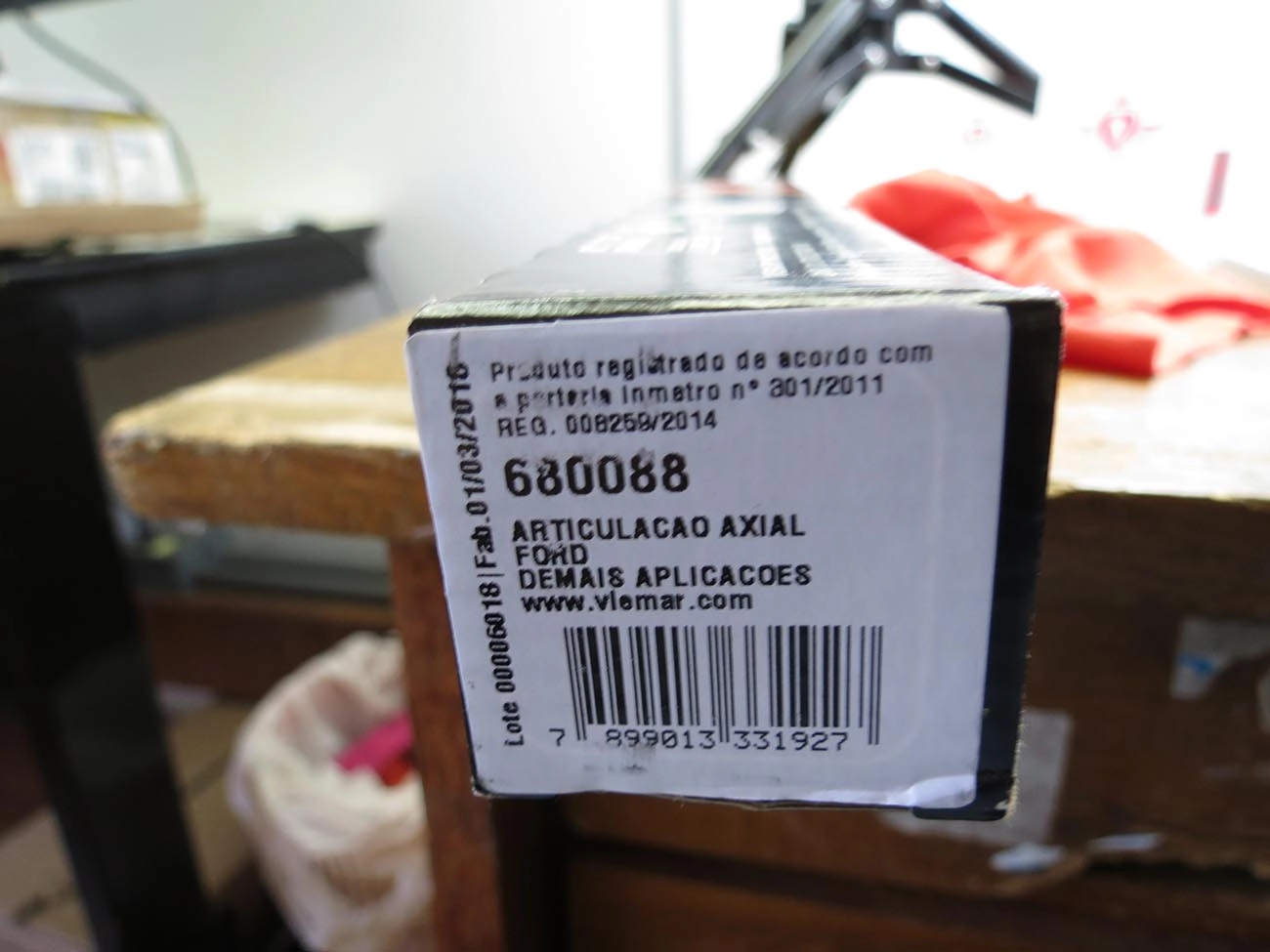 ARTICULACAO BARRA AXIAL FORD FIESTA 94/95 - MECANISMO ARGENTINO MANUAL