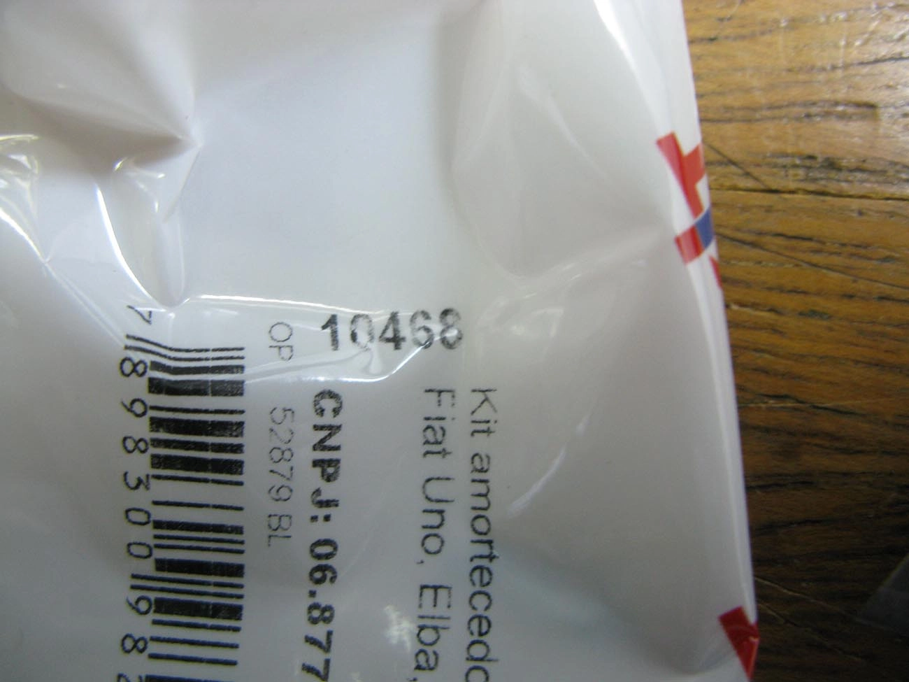 KIT AMORTECEDOR SUSPENSÃO DIANTEIRA FIAT UNO/PREMIO/ELBA /92 DIANTEIRO