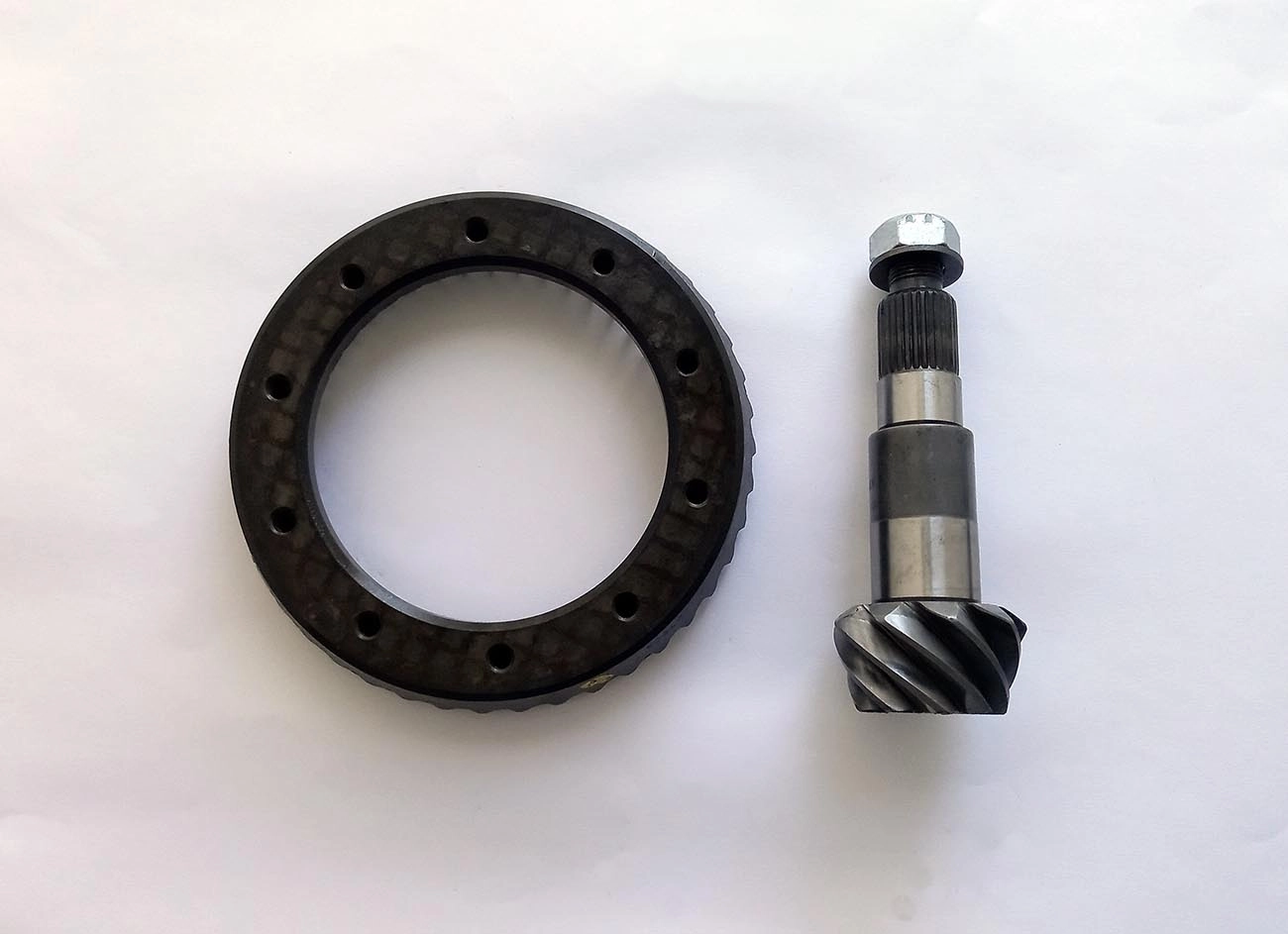 CONJUNTO COROA PINHÃO 43X9 EIXO DANA 46 PINHAO 9X43 FORD F-1000 3.6 GASOLINA 91/98 4X2 GM S-10/BLAZER 2.2 EFI 96/97