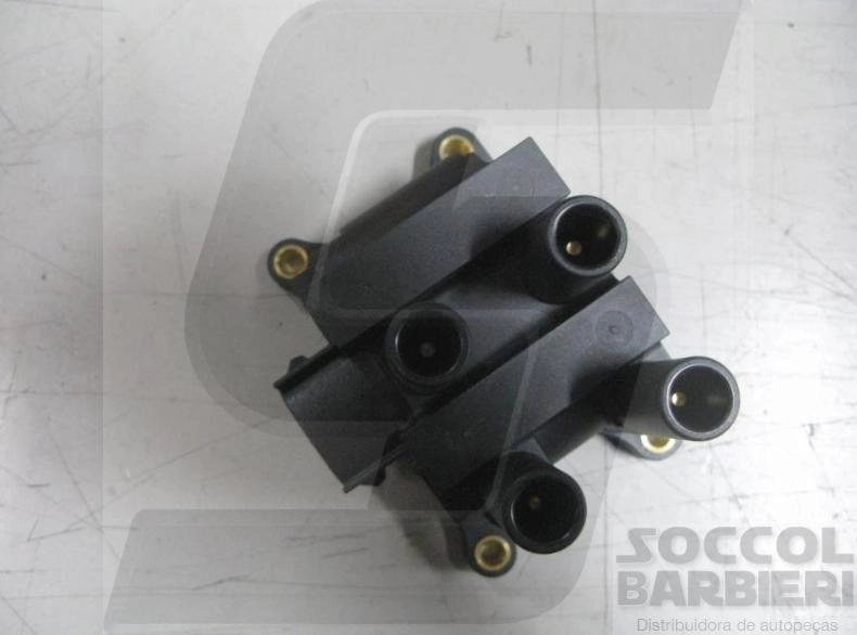 BOBINA IGNIÇÃO CONECTOR 3 PINOS FORD KA/FIESTA/COURIER 09.99/ ROCAM FOCUS/MONDEO
