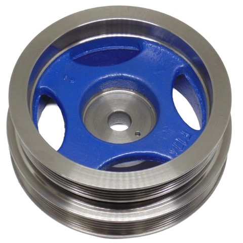 POLIA POLY V DUPLA VIRABREQUIM ANTIVIBRATÓRIA SISTEMA DAMPER 6 5 CANALETAS MITSUBISHI L200 TRITON 2.4 16V 2017/ 6PK/5PK