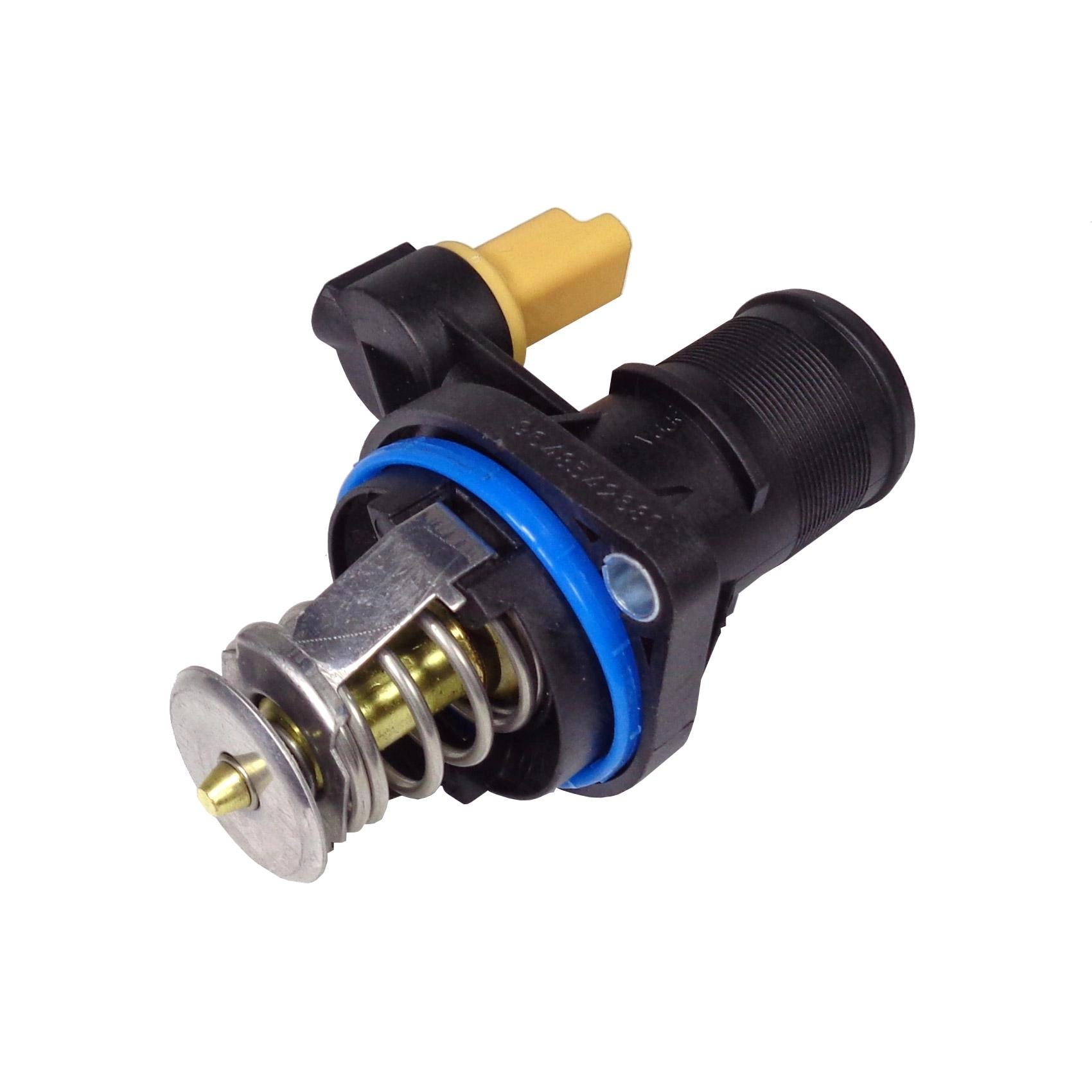 VALVULA TERMOSTATICA FLANGE PLASTICO COM SENSOR CITROEN C3 1.4 03/13 - 1.6 16V - AX 1.4 96/96