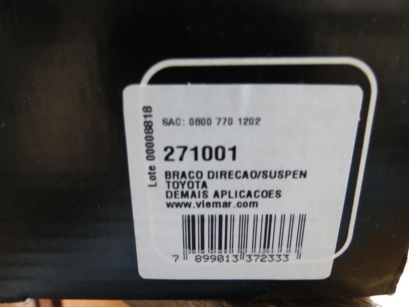 BRACO DIRECAO AUXILIAR - TOYOTA HILUX PICK UP 4X4 91/00 - HILUX SW4 91/95