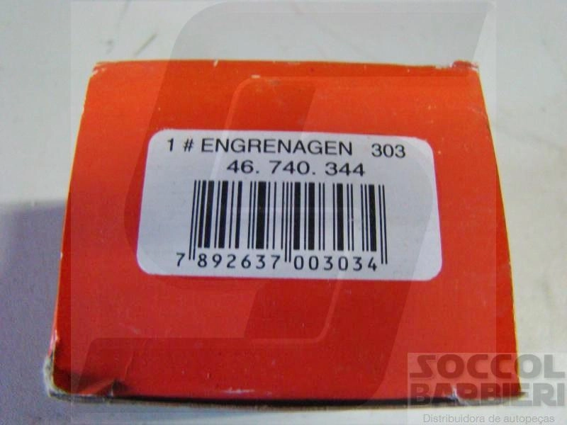 ENGRENAGEM VIRABREQUIM TODOS COM MOTOR FIRE/EVO FIAT UNO/PALIO/SIENA/STRADA/DOBLO 1.0/1.3/1.4