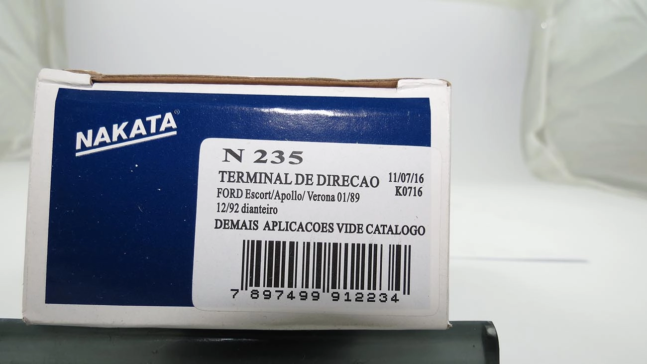 TERMINAL DIREÇÃO DIREITO/ESQUERDO FORD ESCORT/VERONA /92 VW APOLLO TODOS