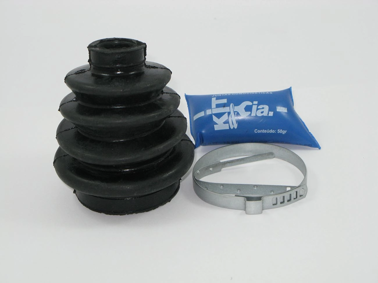 KIT REPARO COIFA HOMOCINÉTICA LADO CÂMBIO SEM FLANGE VW GOL/VOYAGE/PARATI/SAVEIRO/PASSAT /86 21X53X82MM