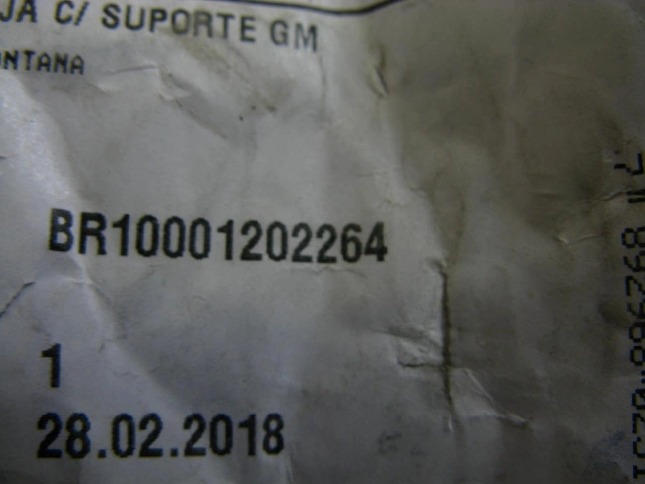 BUCHA DIANTEIRA BANDEJA COM SUPORTE SUSPENSÃO GM NOVO CORSA/MERIVA/MONTANA 2002/