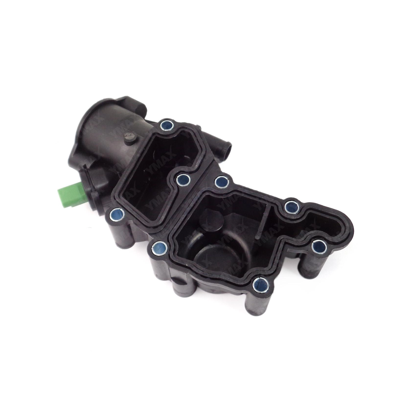 CARCAÇA PLÁSTICA VÁLVULA TERMOSTÁTICA CITROEN C3 1.5 14/18 - PEUGEOT 208 13/17 - MOTOR TU4M