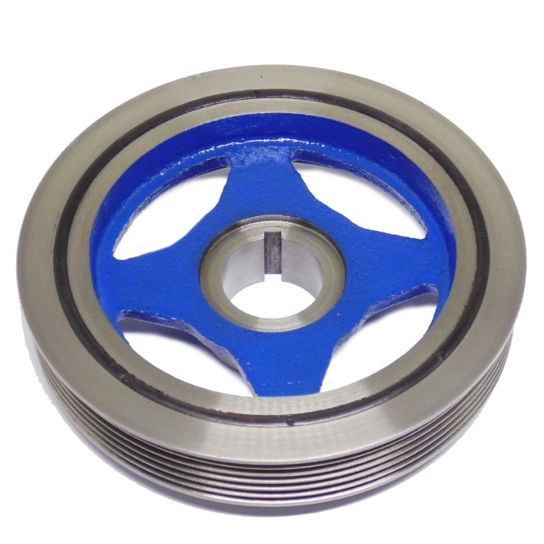 POLIA DO VIRABREQUIM - DAMPER - SIMPLES 1 PISTA POLY V 6PK - HYUNDAI / KIA - 3.0 /3.3 /3.5 /3.8 V6 2