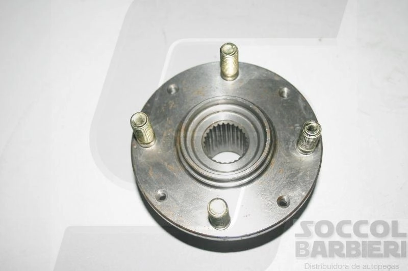 CUBO DIANTEIRO SEM ROLAMENTO HONDA FIT 1.4/1.5 2004/2008 - 4 FUROS 26 ESTRIAS