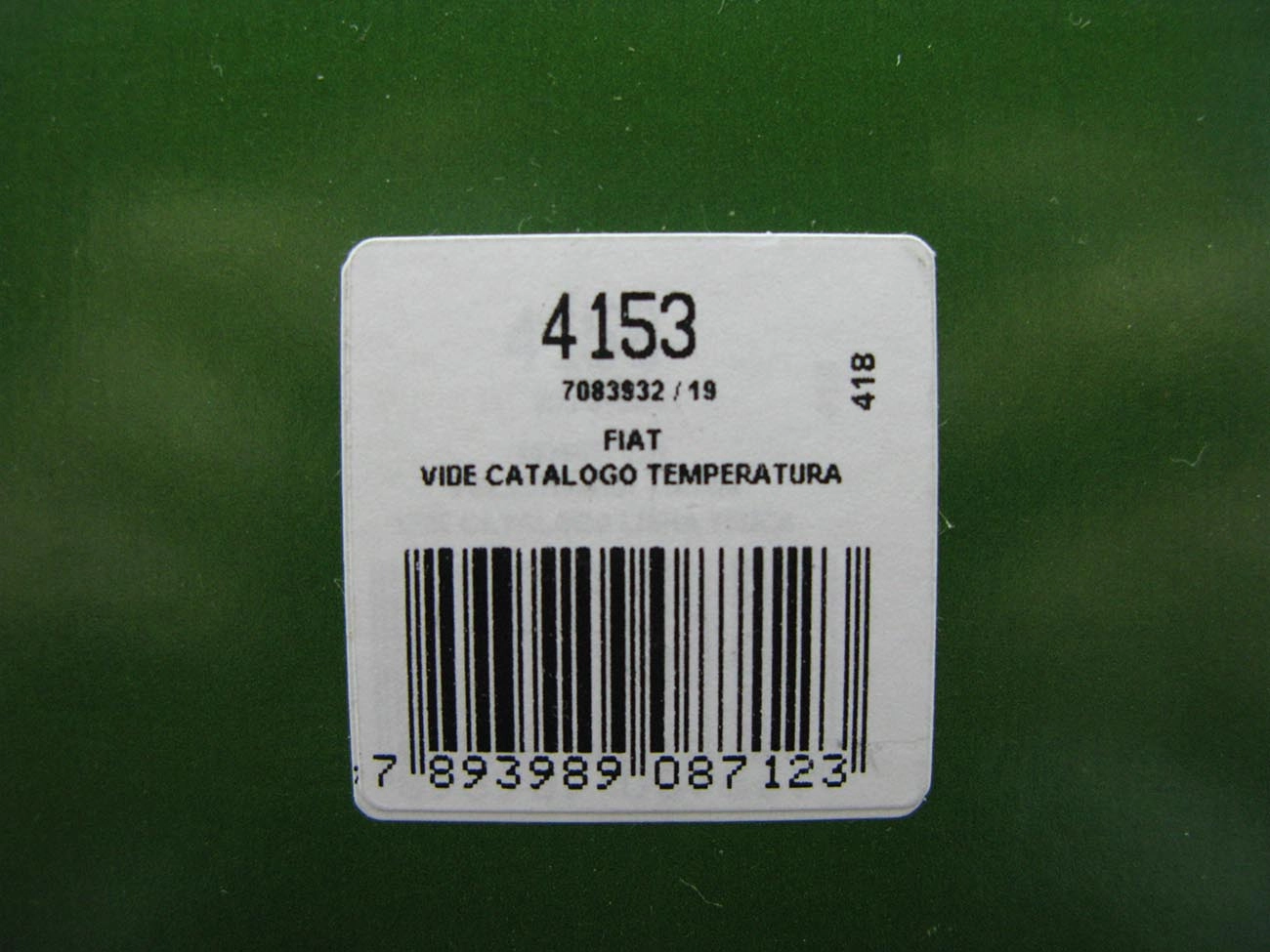 PLUG ELETRONICO VERDE COM FLANGE FIAT PALIO/SIENA 1.0/1.3 16V 00/ - MOTOR FIRE 16V