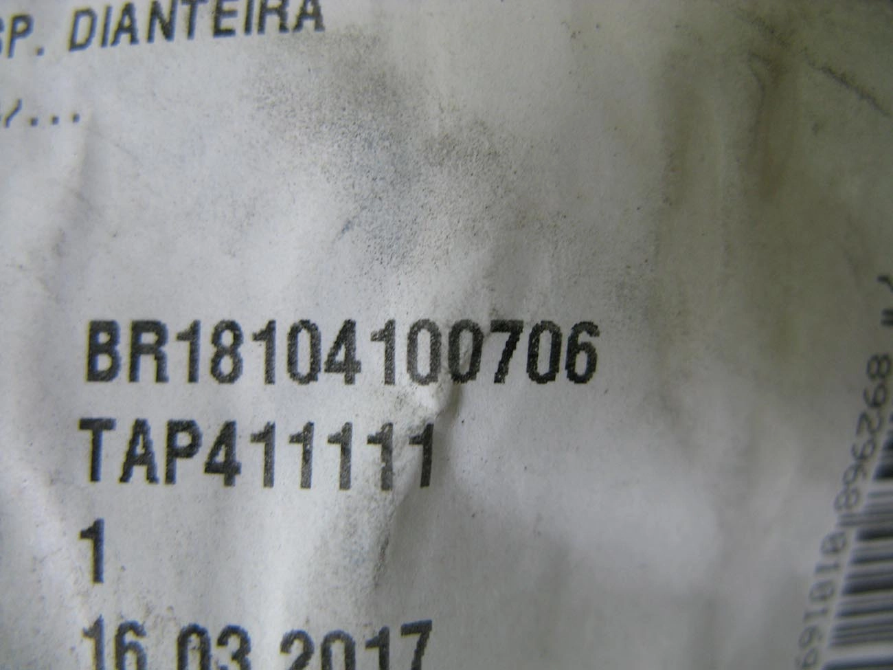 BATENTE SUSPENSAO VW 7.100/8.140