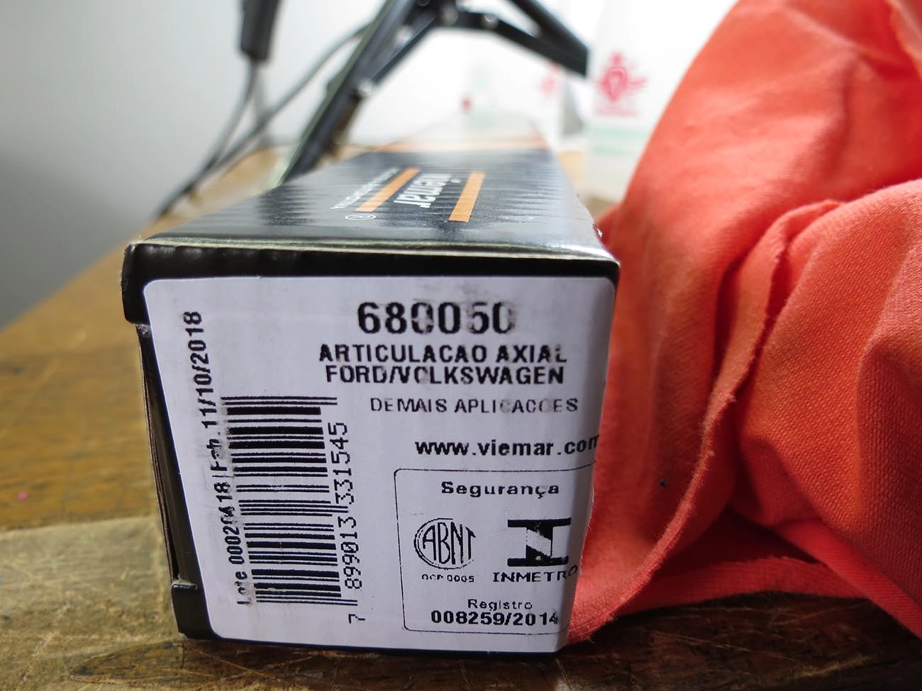 ARTICULAÇÃO/BARRA AXIAL DIREÇÃO MECÂNICA VW LOGUS/POINTER 93/96 - FORD ESCORT 93/96 - VERONA 94/96