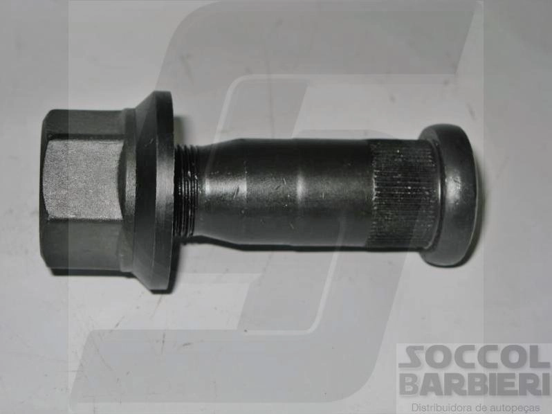 CONJUNTO PARAFUSO RODA DIANTEIRO 22X88 COM PORCA OSCILANTE 33MM VW 16.210/16.220 C/PORCA 33