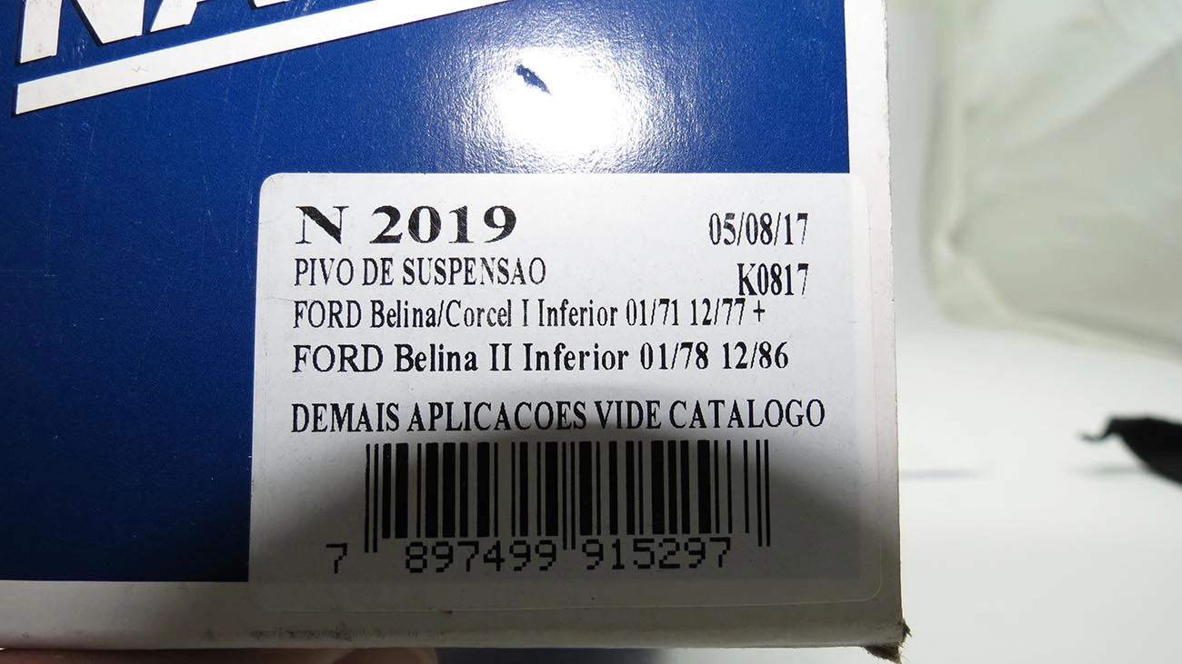 PIVÔ SUSPENSÃO INFERIOR FORD CORCEL/BELINA/DEL REY/PAMPA TODOS