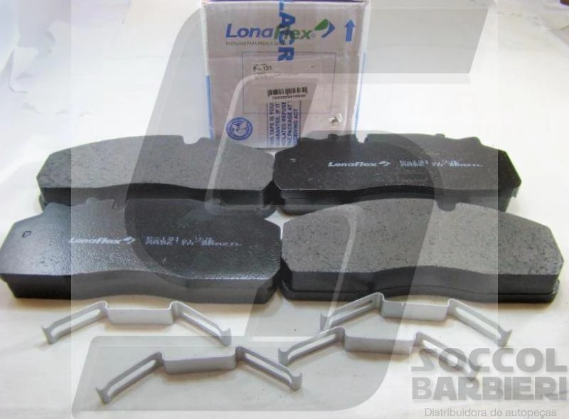 PASTILHA FREIO DIANTEIRA VOLVO VM17/VM23/VM210/VM240/VM260 2003/ LIXO