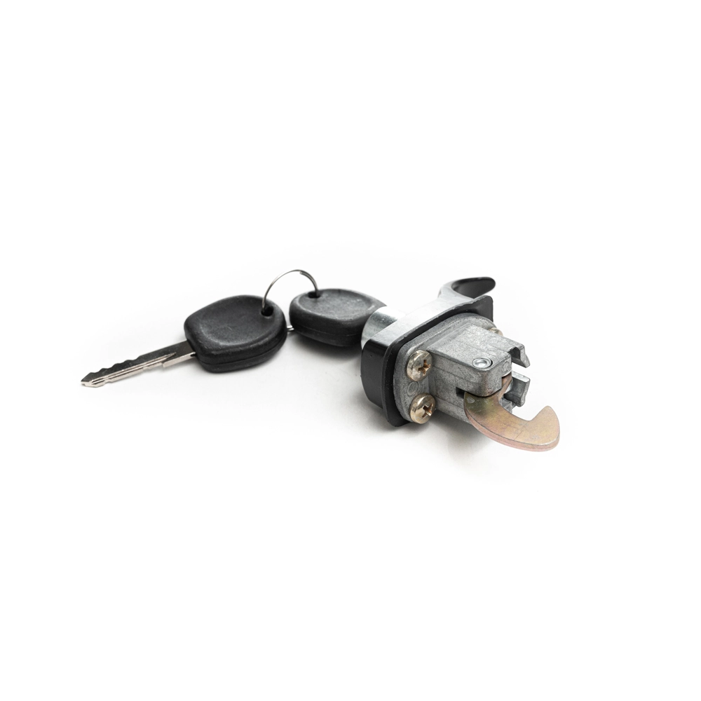 FECHADURA PORTA MALAS VW FUSCA 70/ TODOS - BOTAO TAMPA MOTOR C/CHAVE - PRETO