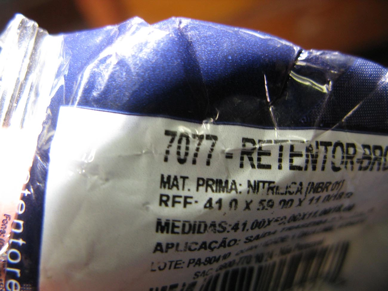 RETENTOR CAMBIO TOYOTA HILUX 2009/ - TRASEIRO - 41X59X11X18