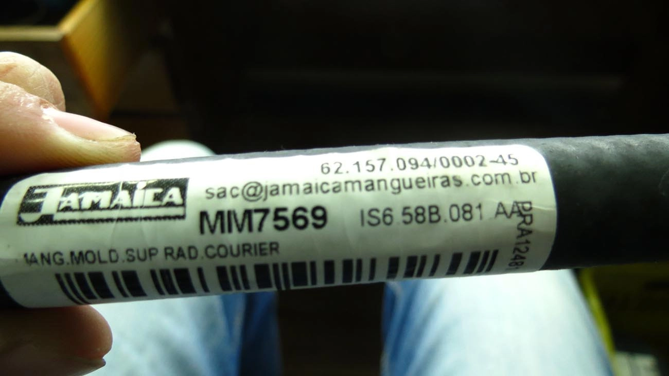 MANGUEIRA RADIADOR FORD NOVO FIESTA 2002/ - RESERVATORIO AO RADIADOR