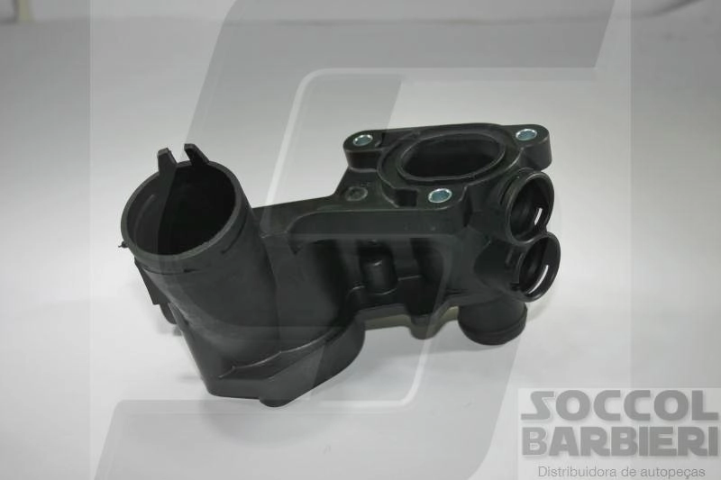 CAVALETE DISTRIBUIÇÃO ÁGUA OU CARCAÇA VÁLVULA TERMOSTÁTICA SEM AR QUENTE CARCACA VALVULA TERMOSTATICA VW GOL/PARATI 1.0 97/01 8/16V UMA SAIDA