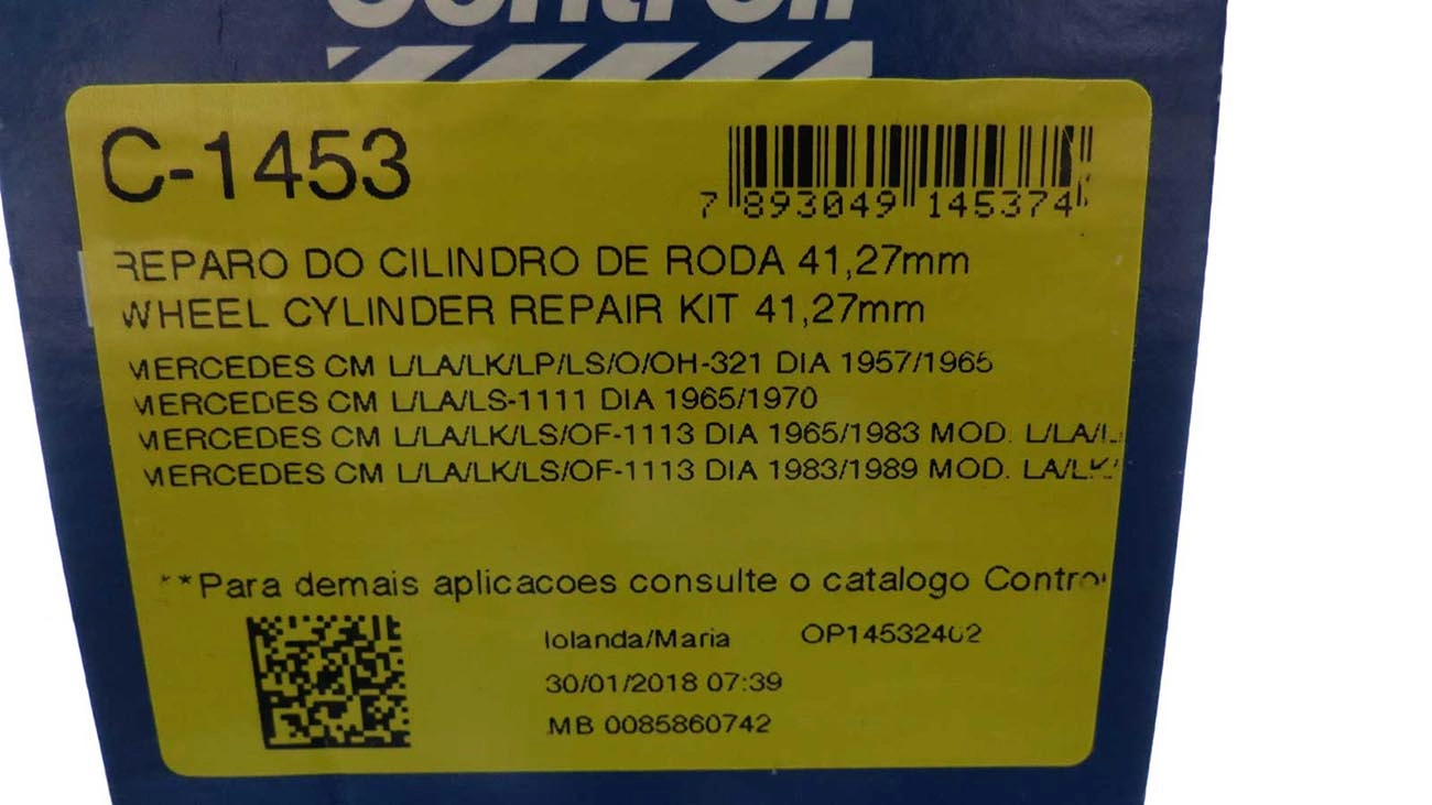 REPARO CILINDRO RODA 41.27MM MB 321/1111 57/70 1113 65/89 1-5/8 DIANTEIRO
