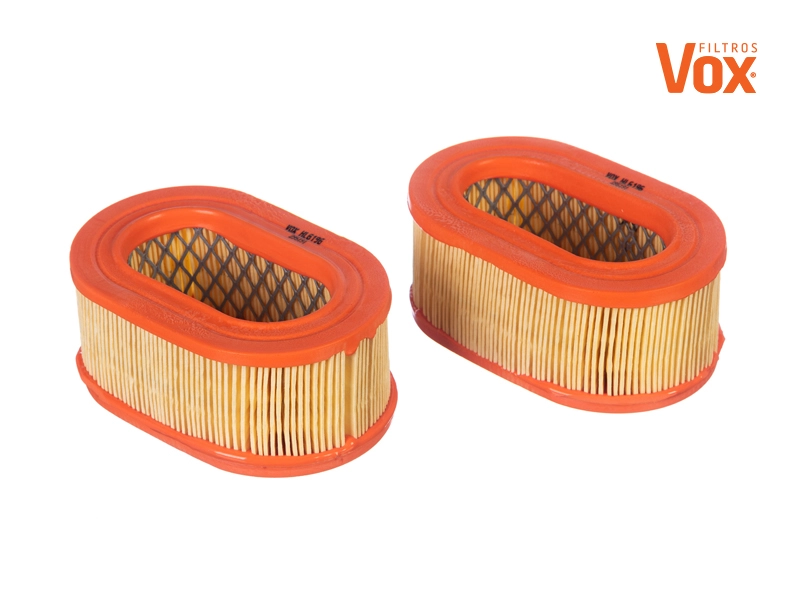FILTRO AR MOTOR DUPLA CARBURAÇÃO OVAL VW FUSCA/BRASILIA CARBURACAO