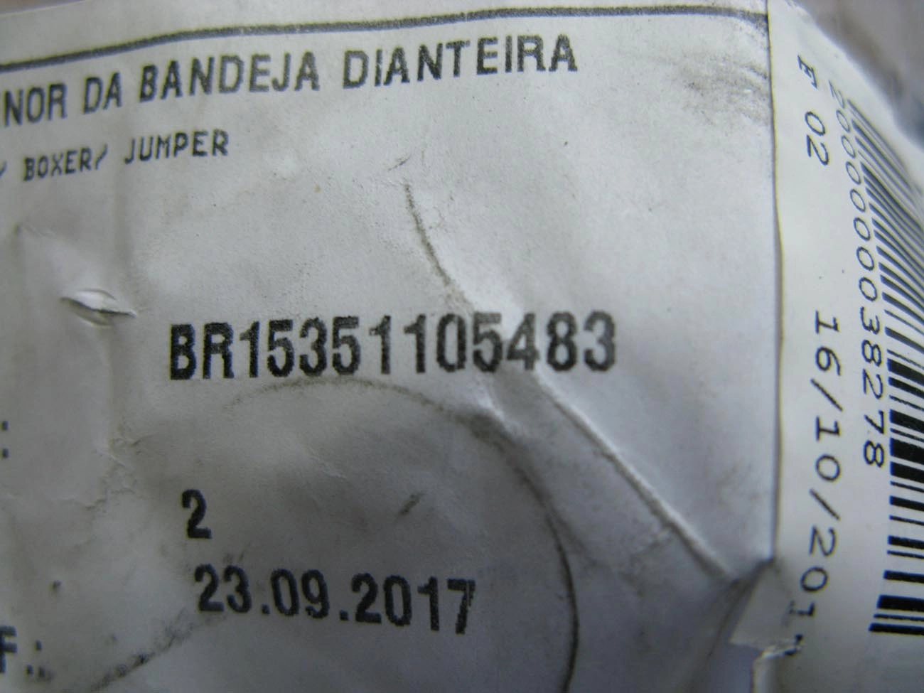 BUCHA DIANTEIRA BANDEJA DIANTEIRA FIAT DUCATO CITROEN JUMPER PEUGEOT BOXER