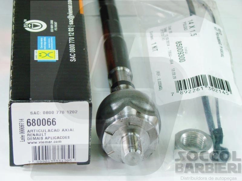 ARTICULAÇÃO/BARRA AXIAL DIREÇÃO HIDRÁULICA RENAULT MEGANE 96/99 - SCENIC 98/99 - LAGUNA 93/01