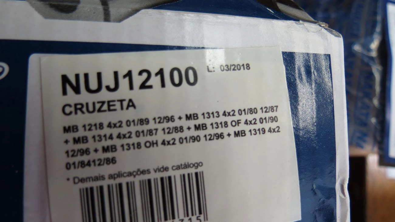 CRUZETA CARDAN MB 1519/1525/2219/2220  - 45X120MM - QUATRO CHAVETAS EXTERNAS