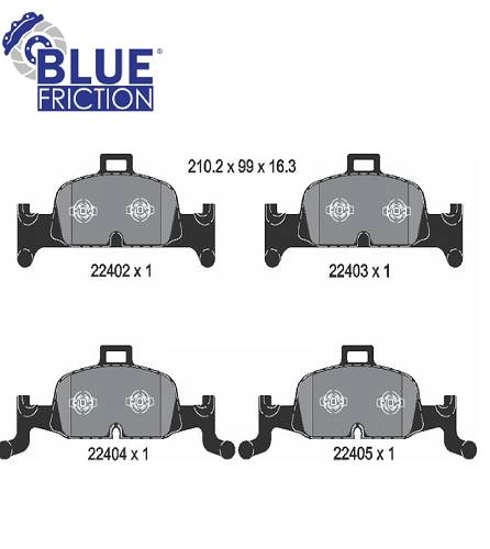 PASTILHA DE FREIO DIANTEIRA AUDI A4/A5 2015/ - A6 2018/ - A7 2017/ - Q5 2016/