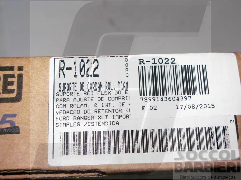 SUPORTE/ROLAMENTO CARDAN DIÂMETRO INTERNO 40MM COM FORD RANGER XLT IMPORTADA