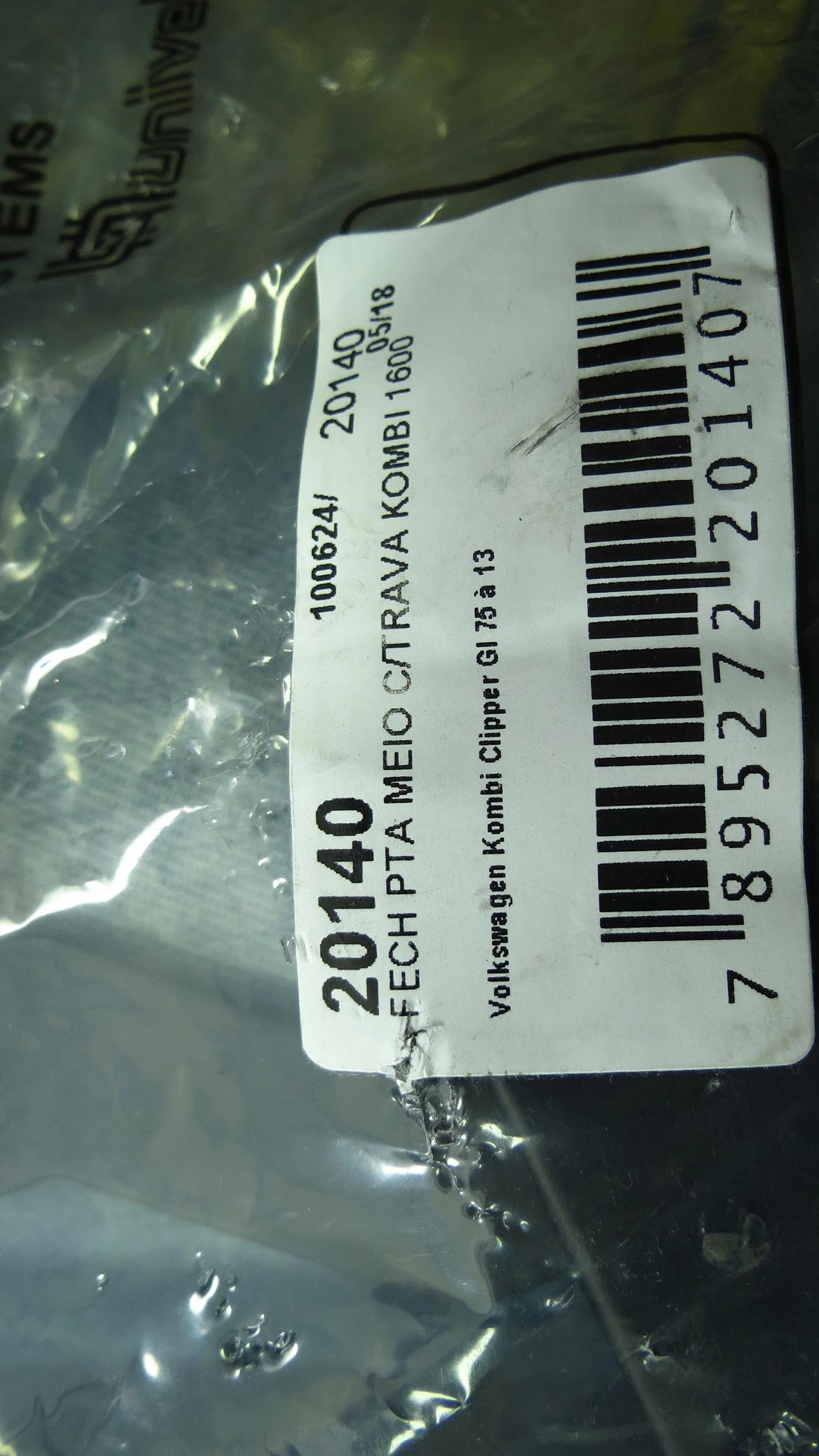 FECHADURA PORTA VW KOMBI KLIPPER /97 - PORTA DO MEIO C/TRAVA