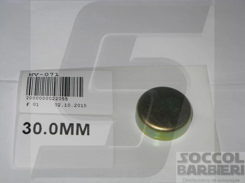 SELO CABEÇOTE BLOCO MOTOR 30,00MM CABECOTE GM CHEVETTE/WM MB 30MM