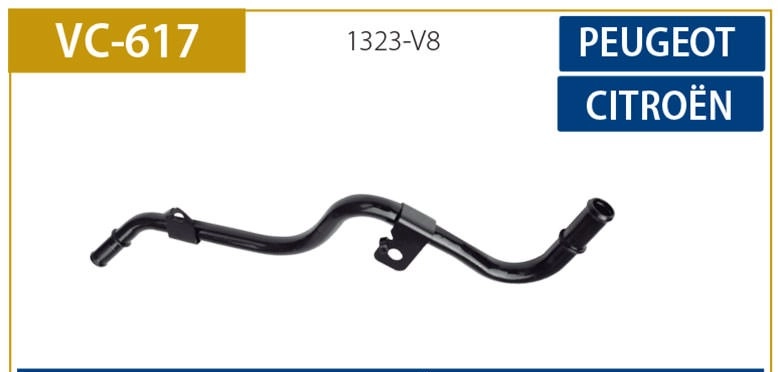 TUBO AGUA MOTOR CITROEN C3 1.6 2009/ - PEUGEOT 206/207 1.6 2008/