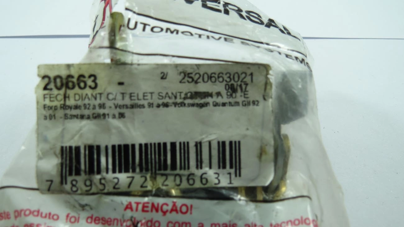 FECHADURA PORTA VW SANTANA/QUANTUM 90/ C/TRAVA ELETRICA DIANTEIRA - ESQUERDA