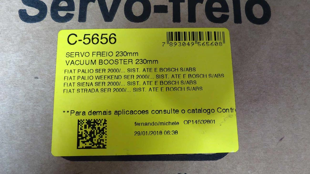 SERVO FREIO 230MM FIAT PALIO/WEEKEND/SIENA/STRADA 2000/ S/ABS