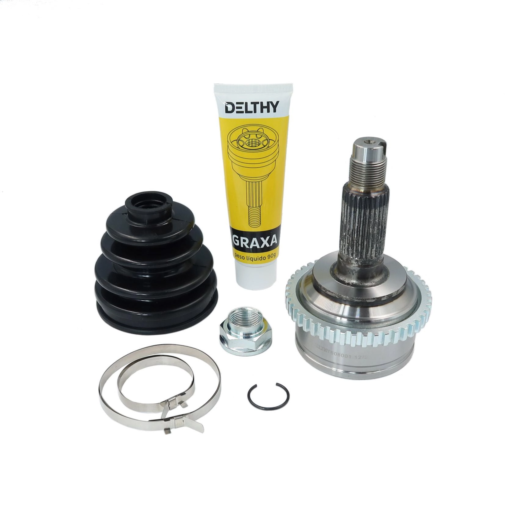 HOMOCINÉTICA RODA COM ABS FORD FUSION 2.3/2.5 2006/2012 - 32/28 ESTRIAS TRAVA INTERNA